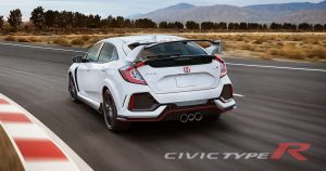 7. Honda Civic Type R 2.0L turbocharged I4