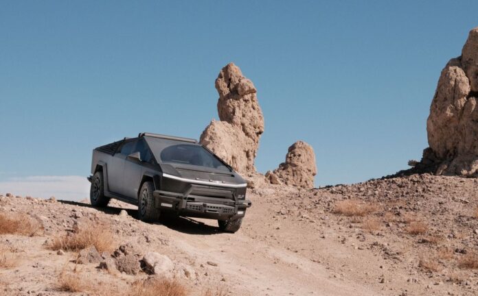 Tesla Cybertruck CYBRSHOCKS Rear Secondary Adjustable Shock Kit Unplugged Performance 5